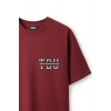 Ronna  Unisex Türk - Alman Üniversitesi Serisi Model 2 Baskılı Oversize Bisiklet Yaka Tshirt  - TDB010102