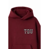 Ronna  Unisex Türk - Alman Üniversitesi Serisi Model 2 Baskılı Oversize Kapüşonlu Hoodie - TDB030102