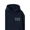 Ronna  Unisex Türk - Alman Üniversitesi Serisi Model 2 Baskılı Oversize Kapüşonlu Hoodie - TDB030102