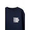 Ronna  Unisex Türk - Alman Üniversitesi Serisi Model 3 Baskılı Oversize Bisiklet Yaka Sweatshirt - TDB040103