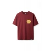 Ronna  Unisex Türk - Alman Üniversitesi Serisi Model 3 Baskılı Oversize Bisiklet Yaka Tshirt  - TDB010103