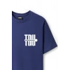 Ronna  Unisex Türk - Alman Üniversitesi Serisi Model 3 Baskılı Oversize Bisiklet Yaka Tshirt  - TDB010103
