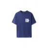 Ronna  Unisex Türk - Alman Üniversitesi Serisi Model 3 Baskılı Oversize Bisiklet Yaka Tshirt  - TDB010103