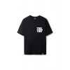 Ronna  Unisex Türk - Alman Üniversitesi Serisi Model 3 Baskılı Oversize Bisiklet Yaka Tshirt  - TDB010103