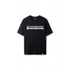 Ronna  Unisex Türk - Alman Üniversitesi Serisi Model 4 Baskılı Oversize Bisiklet Yaka Tshirt  - TDB010104