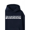 Ronna  Unisex Türk - Alman Üniversitesi Serisi Model 4 Baskılı Oversize Kapüşonlu Hoodie - TDB030104