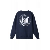 Ronna  Unisex Türk - Alman Üniversitesi Serisi Model 5 Baskılı Oversize Bisiklet Yaka Sweatshirt - TDB040105