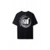 Ronna  Unisex Türk - Alman Üniversitesi Serisi Model 5 Baskılı Oversize Bisiklet Yaka Tshirt  - TDB010105