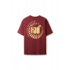 Ronna  Unisex Türk - Alman Üniversitesi Serisi Model 5 Baskılı Oversize Bisiklet Yaka Tshirt  - TDB010105