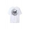 Ronna  Unisex Türk - Alman Üniversitesi Serisi Model 5 Baskılı Oversize Bisiklet Yaka Tshirt  - TDB010105