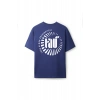 Ronna  Unisex Türk - Alman Üniversitesi Serisi Model 5 Baskılı Oversize Bisiklet Yaka Tshirt  - TDB010105