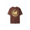 Ronna  Unisex Türk - Alman Üniversitesi Serisi Model 5 Baskılı Oversize Bisiklet Yaka Tshirt  - TDB010105
