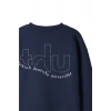 Ronna  Unisex Türk - Alman Üniversitesi Serisi Model 6 Baskılı Oversize Bisiklet Yaka Sweatshirt - TDB040106