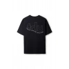 Ronna  Unisex Türk - Alman Üniversitesi Serisi Model 6 Baskılı Oversize Bisiklet Yaka Tshirt  - TDB010106