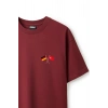 Ronna  Unisex Türk - Alman Üniversitesi Serisi Model 6 Baskılı Oversize Bisiklet Yaka Tshirt  - TDB010106