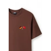 Ronna  Unisex Türk - Alman Üniversitesi Serisi Model 6 Baskılı Oversize Bisiklet Yaka Tshirt  - TDB010106