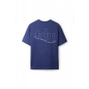 Ronna  Unisex Türk - Alman Üniversitesi Serisi Model 6 Baskılı Oversize Bisiklet Yaka Tshirt  - TDB010106
