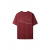 Ronna  Unisex Türk - Alman Üniversitesi Serisi Model 6 Baskılı Oversize Bisiklet Yaka Tshirt  - TDB010106