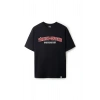 Ronna  Unisex Türk - Alman Üniversitesi Serisi Model 7 Baskılı Oversize Bisiklet Yaka Tshirt  - TDB010107