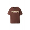 Ronna  Unisex Türk - Alman Üniversitesi Serisi Model 7 Baskılı Oversize Bisiklet Yaka Tshirt  - TDB010107