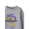 Ronna  Unisex Türk - Alman Üniversitesi Serisi Model 9 Baskılı Oversize Bisiklet Yaka Sweatshirt - TDB040109