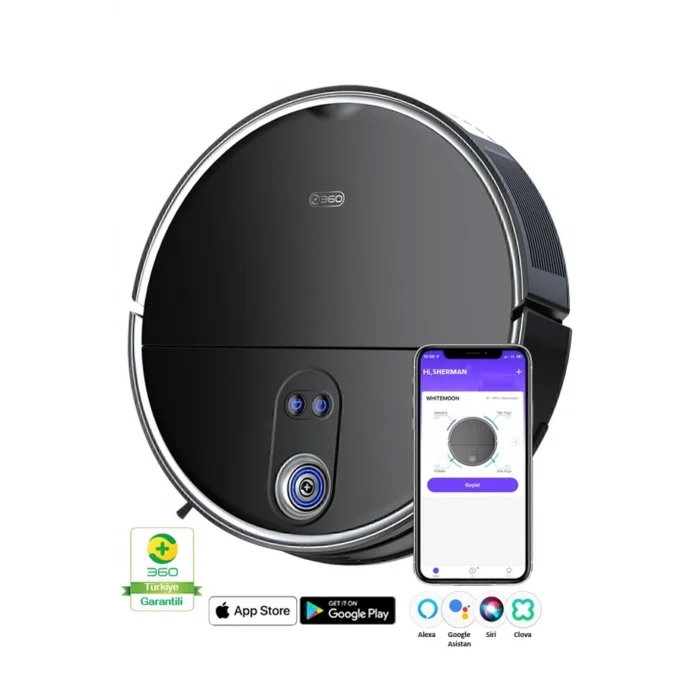 360 S10 Vacuum Mop Cleaner Akıllı Robot Süpürge