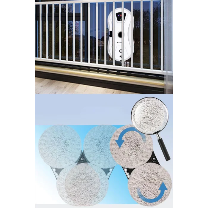 Kochler Akıllı Cam Silme Robotu - Vakumlu Cam Silme - Cam Temizleme Robotu