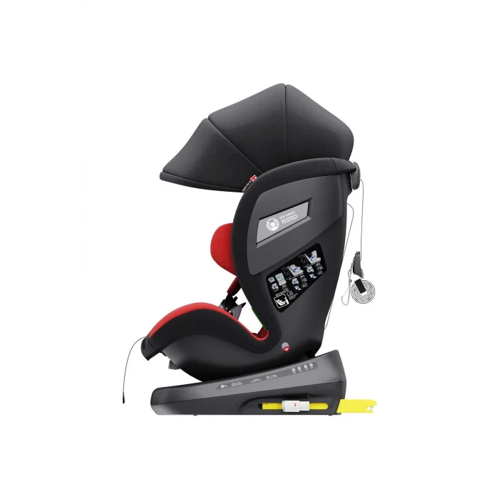 Yoyko Bear 360 ° Dönebilir Yatabilir I-size 0-36 Kg Oto Koltuğu Isofıx/sıp/latch - Kırmızı