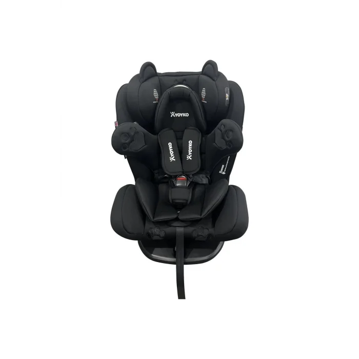Yoyko Bear 360 ° SİYAH Dönebilir Yatabilir 0-36 Kg Oto Koltuğu ISOFIX/SIP/LATCH