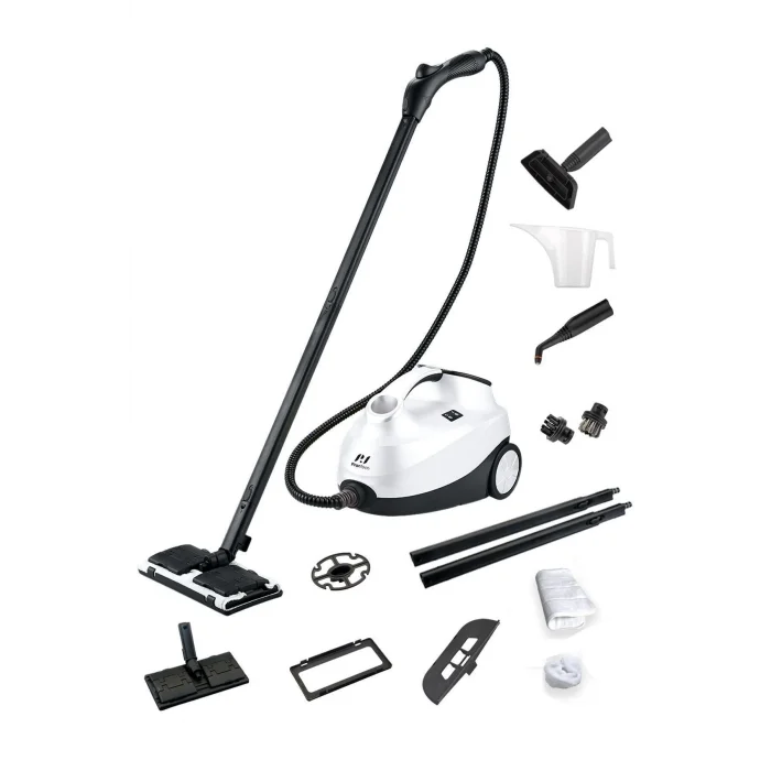 Pirantech CB-107C Çok Fonksiyonlu Buharlı Temizlik Makinası Beyaz- Buharlı Temizleyici