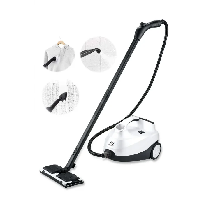 Pirantech CB-107C Çok Fonksiyonlu Buharlı Temizlik Makinası Beyaz- Buharlı Temizleyici