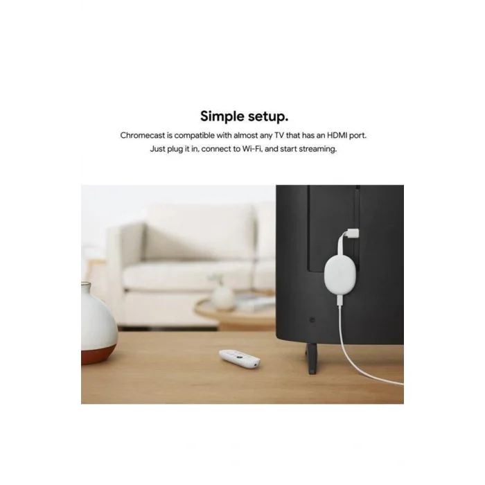 Google Chromecast TV 4K Medya Oynatıcı