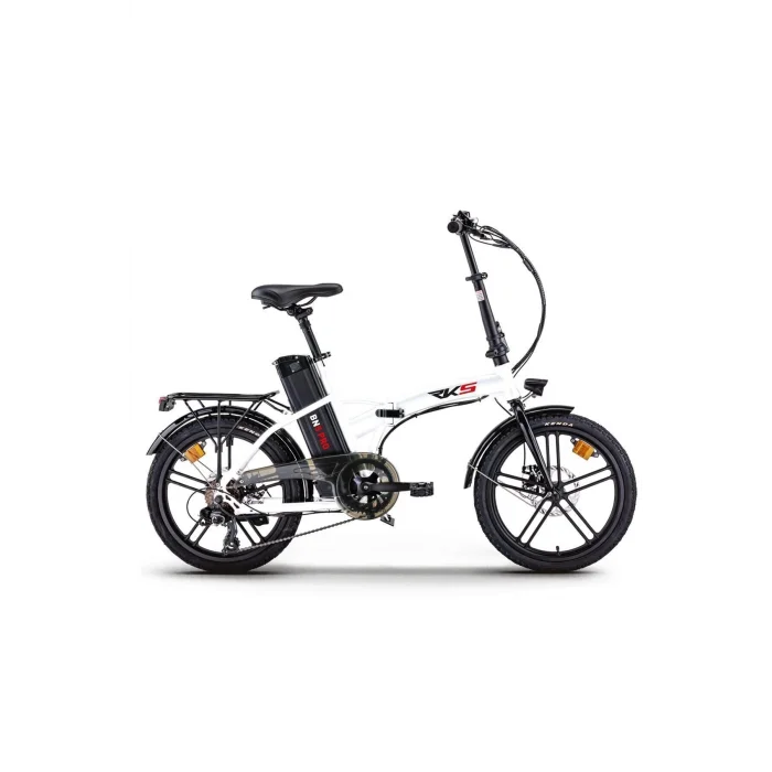 Rks Elektrikli Bn5 Pro Katlanabilir Bisiklet Beyaz