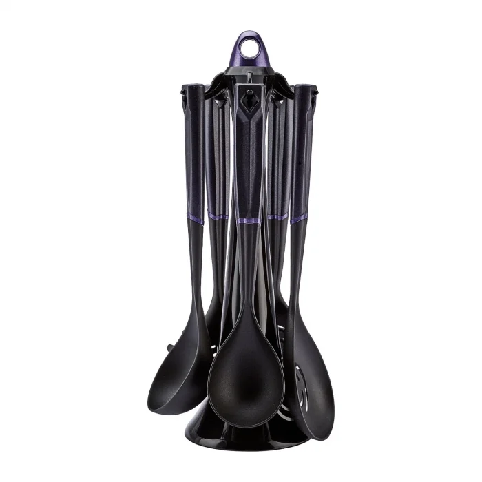 Emsan Akasya 6 Parça Servis Seti Mor