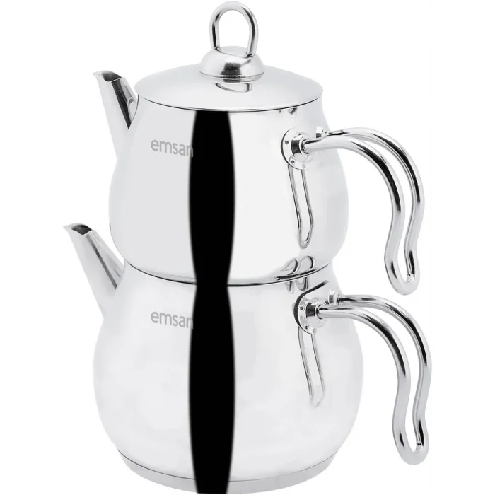 Emsan Lina Midi Çaydanlık Takımı İnox
