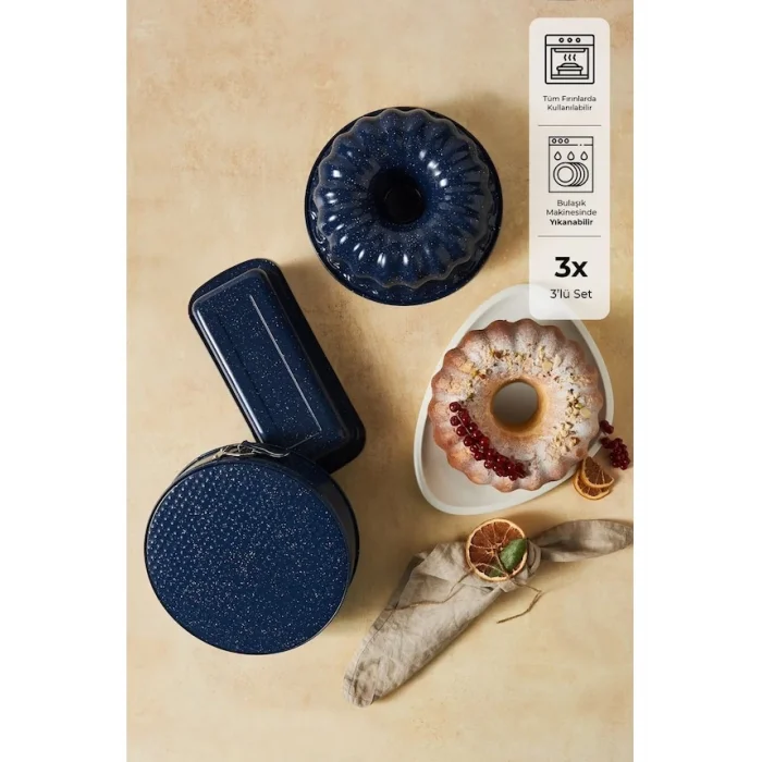 Emsan Wellbake 3lü Kek Kalıbı Seti
