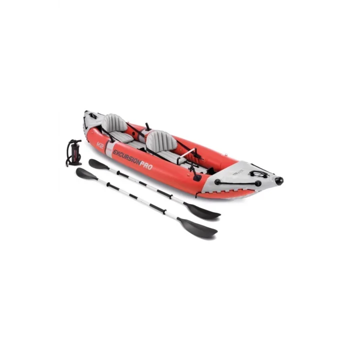 Intex Excursion Pro Kayak K2 Çift Kişilik Şişme Kano Set (180 Kg) ( 384 X 94 X 46 Cm )