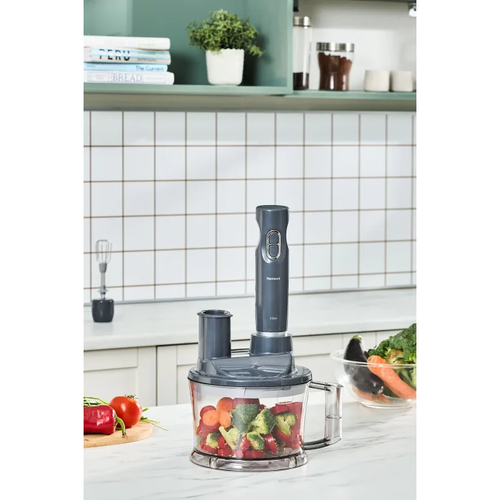 Homend Functionall 2843H 5 Fonksiyonlu Mutfak Robotu Antrasit 1700 W