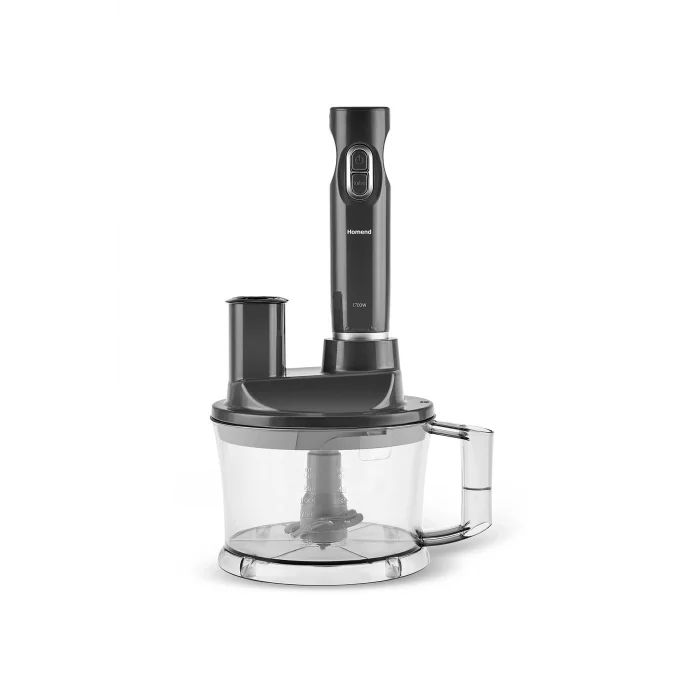 Homend Functionall 2843H 5 Fonksiyonlu Mutfak Robotu Antrasit 1700 W