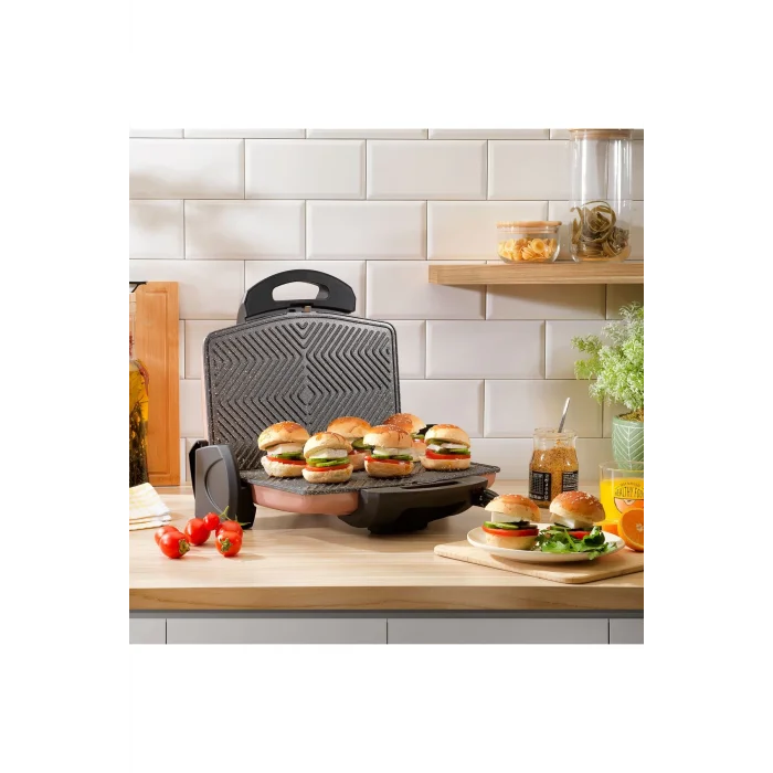 Schafer Grill Chef Tost Makinesi Rosegold