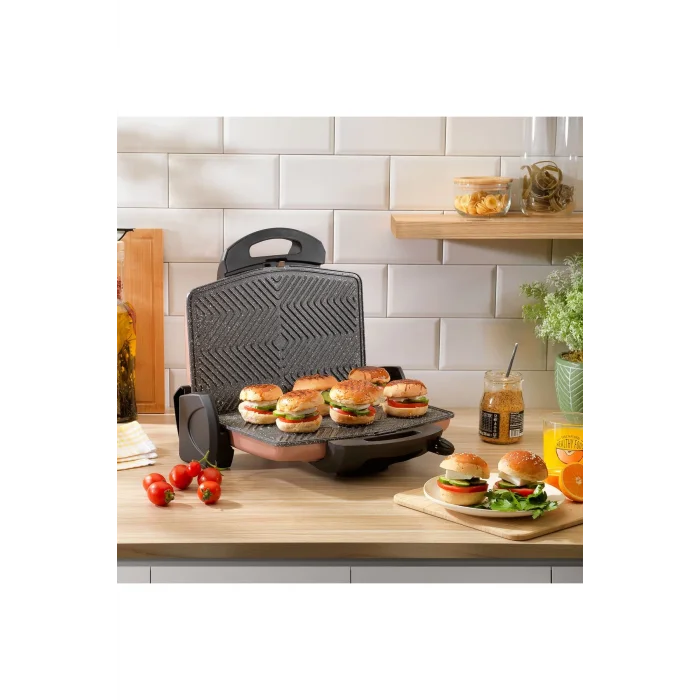 Schafer Grill Chef Tost Makinesi Rosegold