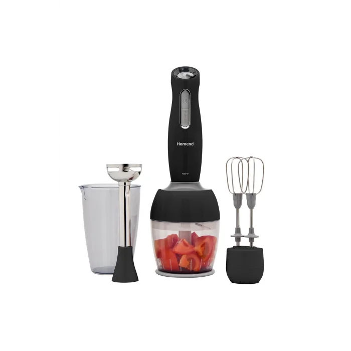 Homend Handmaid 1908h Blender Set Siyah Gri