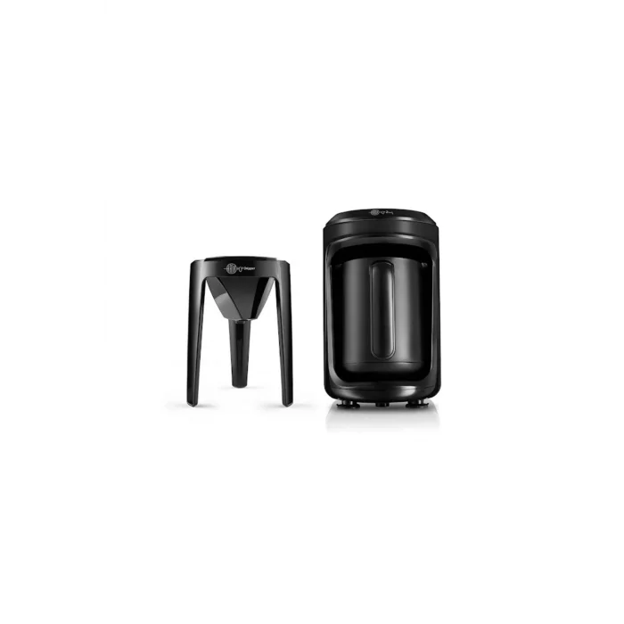 Karaca Hatır Hüp 2 in 1 Türk Kahve Makinesi / Filtre Kahve Makinesi 5 Fincan Kapasiteli Black