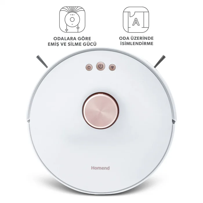 Homend Alex Laser Pro+ 1283H Moplu ve Haritalamalı Akıllı Robot Süpürge