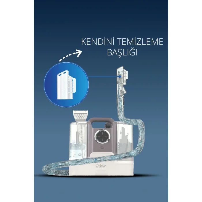 Kiwi Kcc-4327 Buharlı Sesli Komutlu Koltuk ve Halı Yıkama Leke Çıkartma Makinesi