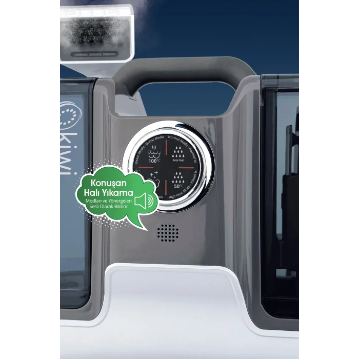 Kiwi Kcc-4327 Buharlı Sesli Komutlu Koltuk ve Halı Yıkama Leke Çıkartma Makinesi