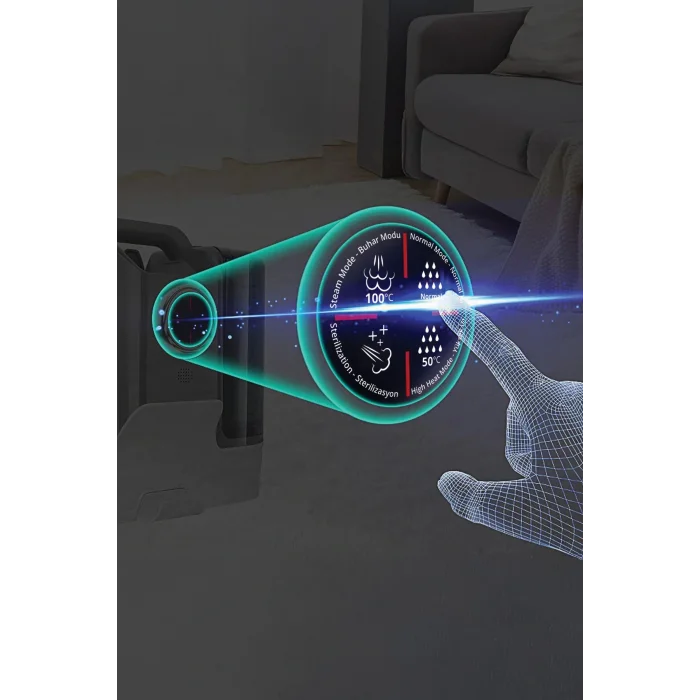 Kiwi Kcc-4327 Buharlı Sesli Komutlu Koltuk ve Halı Yıkama Leke Çıkartma Makinesi