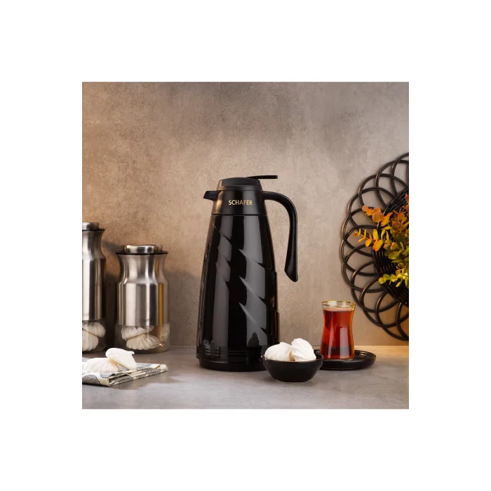 Schafer Kitchenhouse Mimoza Cam Termos 1,5 L-siyah