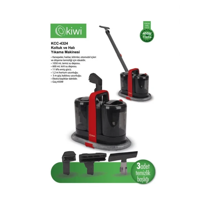 Kiwi Kcc-4324 Koltuk ve Halı Yıkama Makinesi