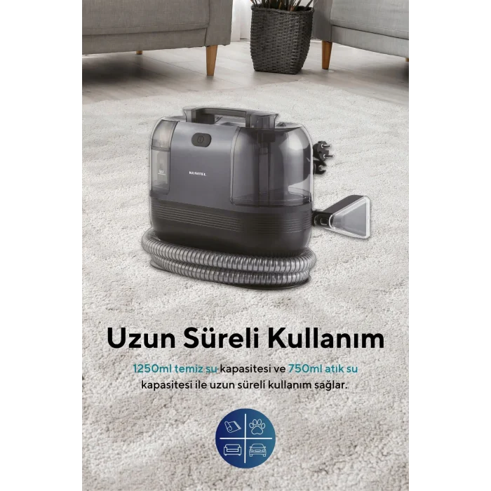Kumtel Koltuk Ve Halı Yıkama Makinesi 450w 14kpa Hcc-02